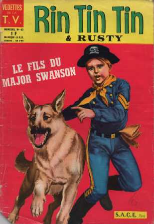 Scan de la Couverture Rintintin Rusty Vedettes TV n 43